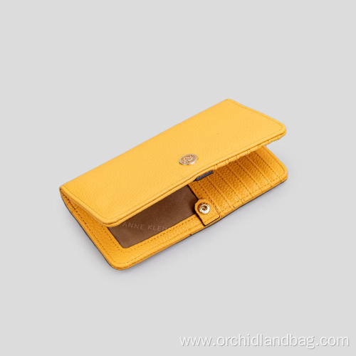 Yellow Buckle Money Ladies Wallet